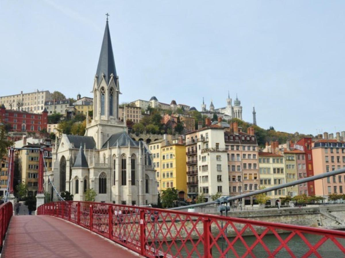 Les Jardins Du Gourguillon Lägenhet Lyon Exteriör bild